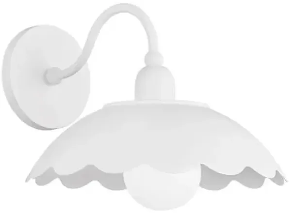 Yael 9" Wall Sconce - Textured White - Zoe Feldman for Mitzi