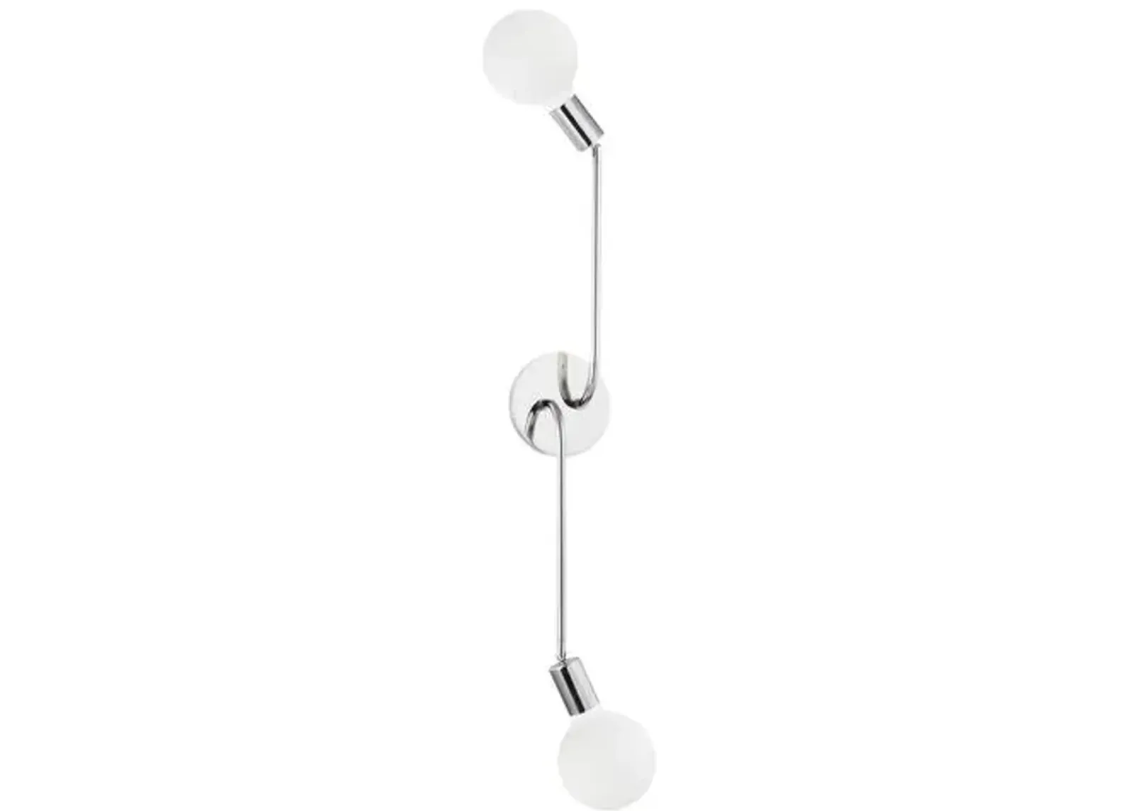 Davina 2-Light Wall Sconce - Silver