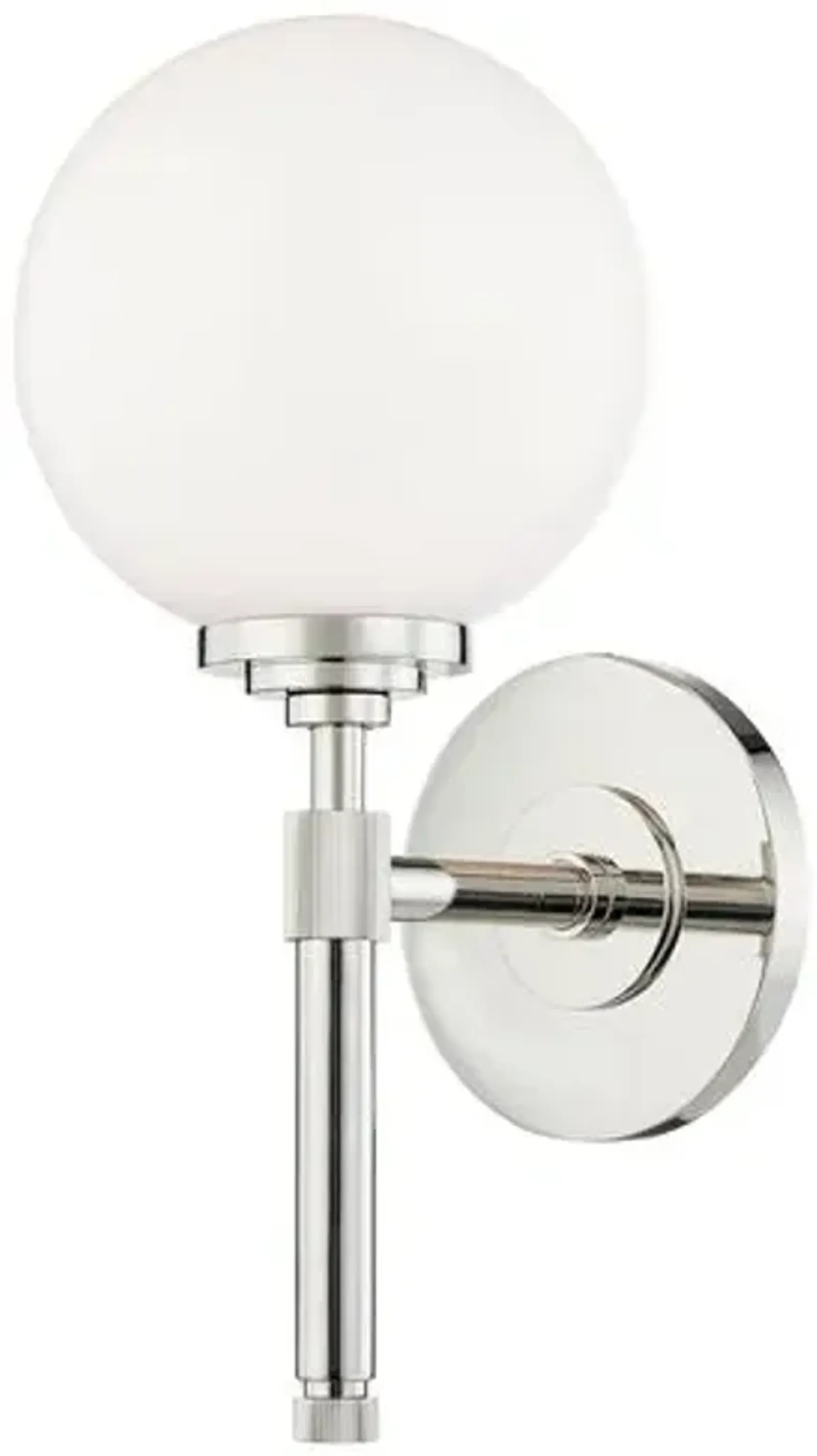 Parker Globe Wall Sconce - Silver