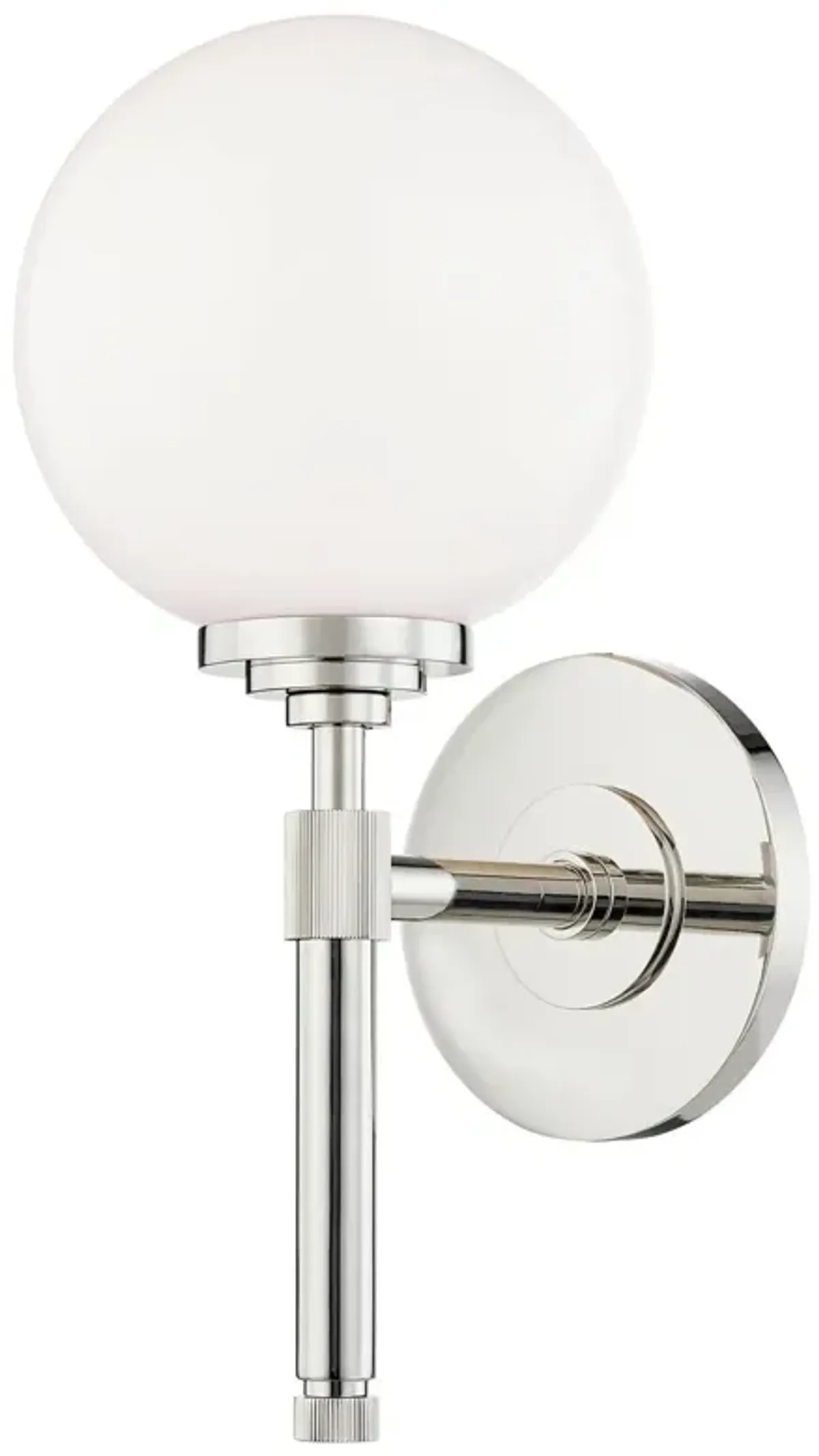 Parker Globe Wall Sconce - Silver