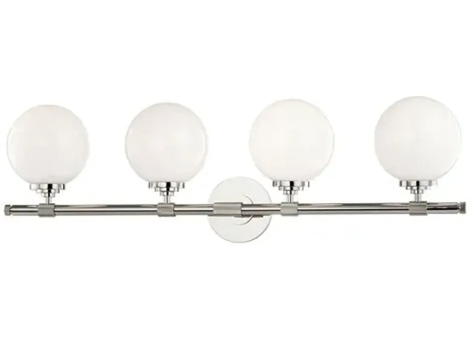 Parker 4-Light Bath and Vanity Wall Sconce - Silver