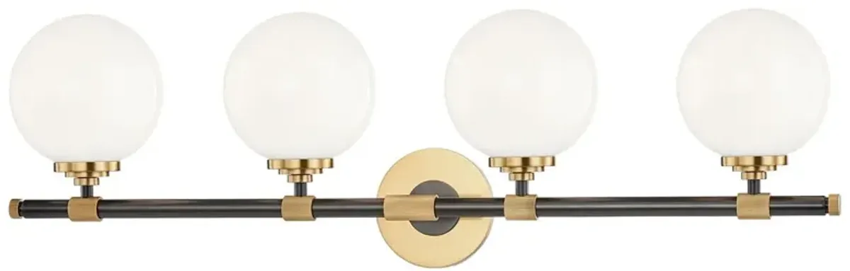 Parker 4-Light Bath and Vanity Wall Sconce - Brown