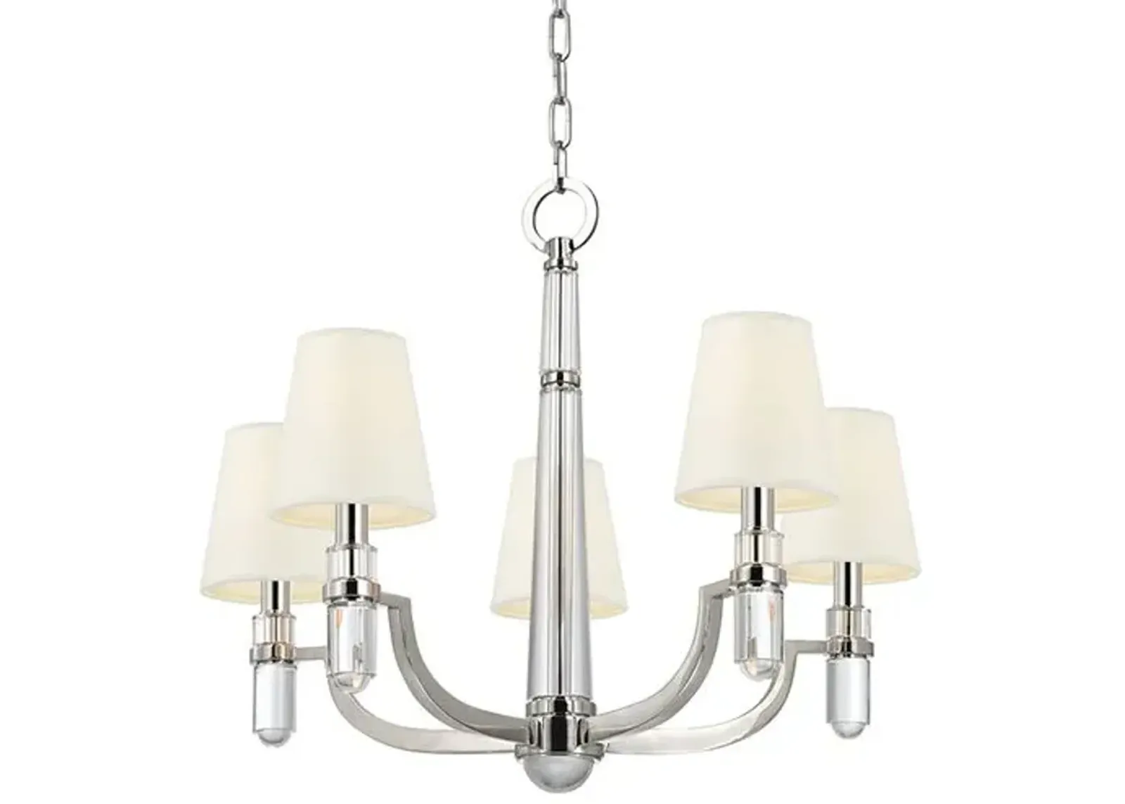 Saylor Chandelier - Polished Nickel - Silver