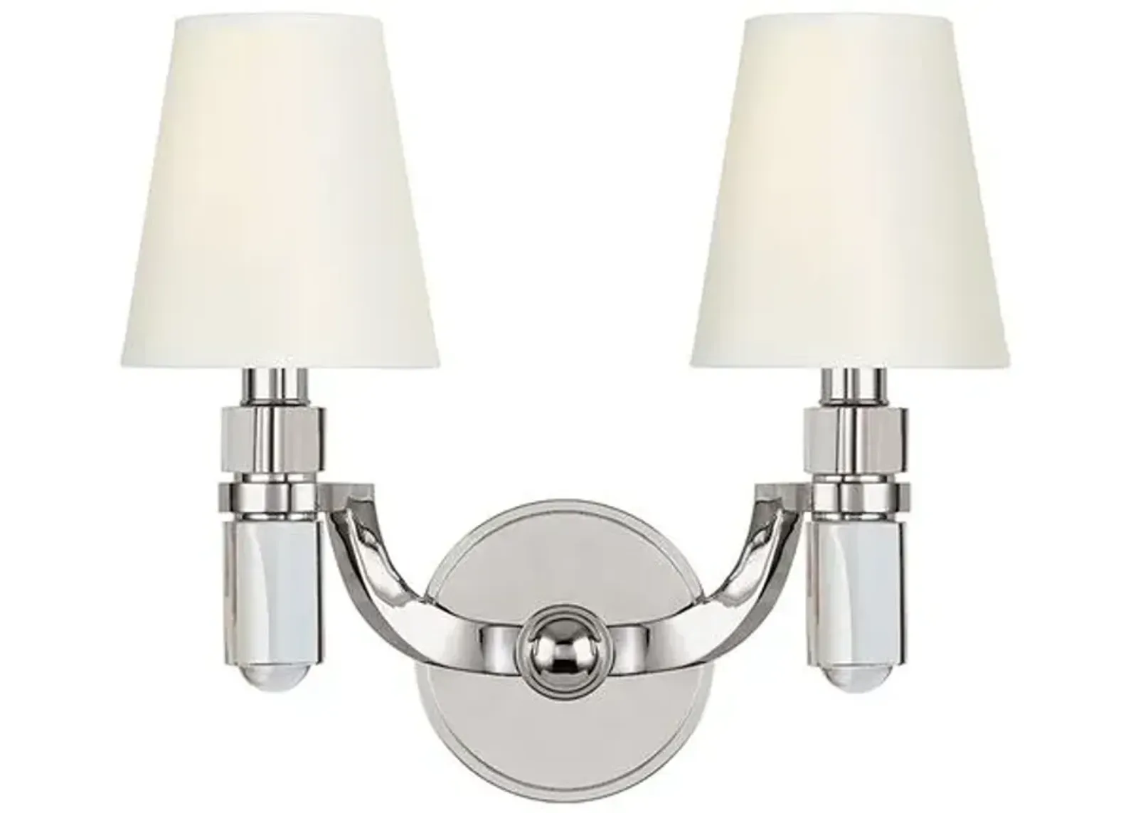 Saylor 2-Light Wall Sconce - Silver