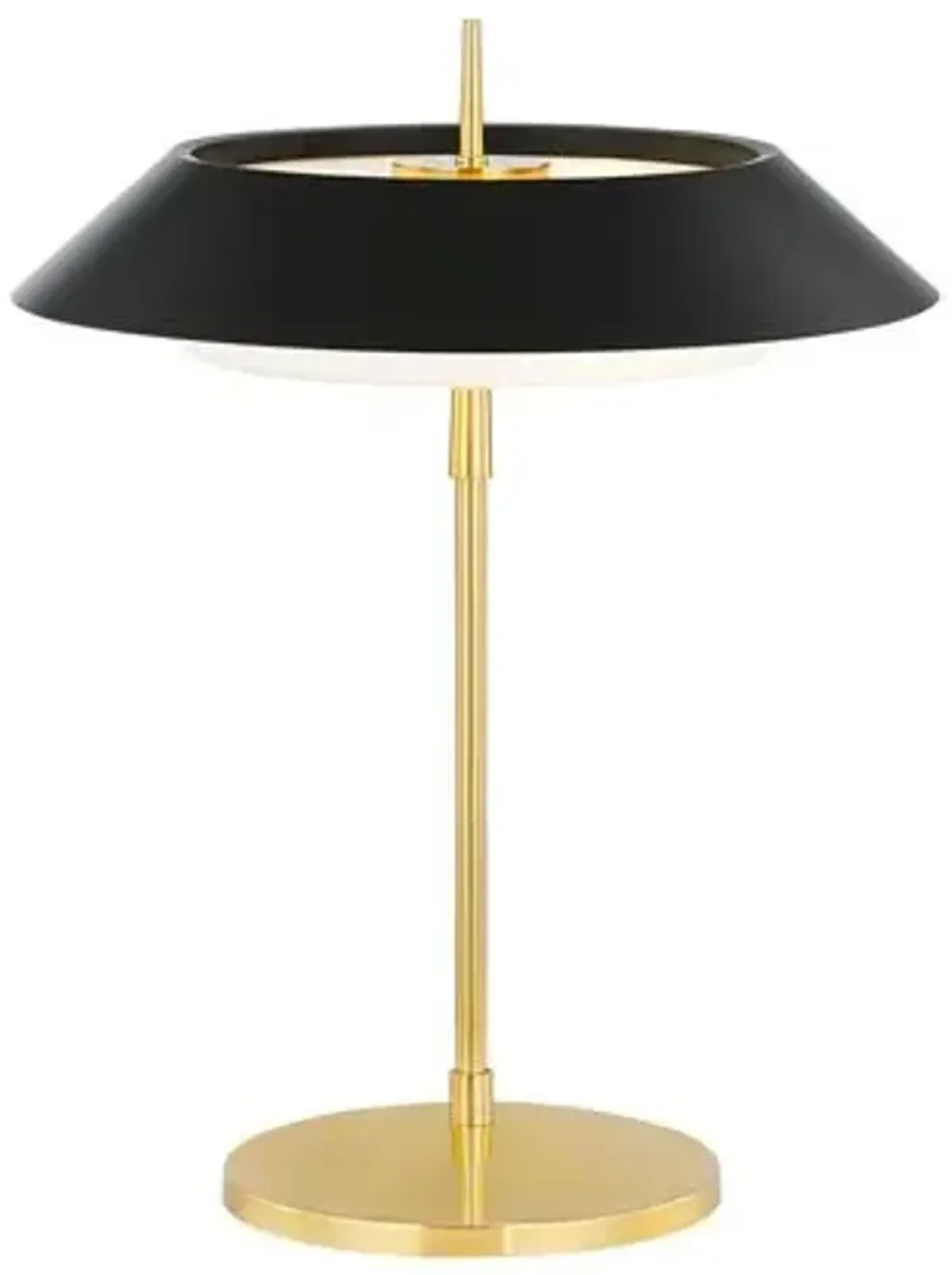 Colsn Table/Desk Lamp - Aged Brass/Soft Black