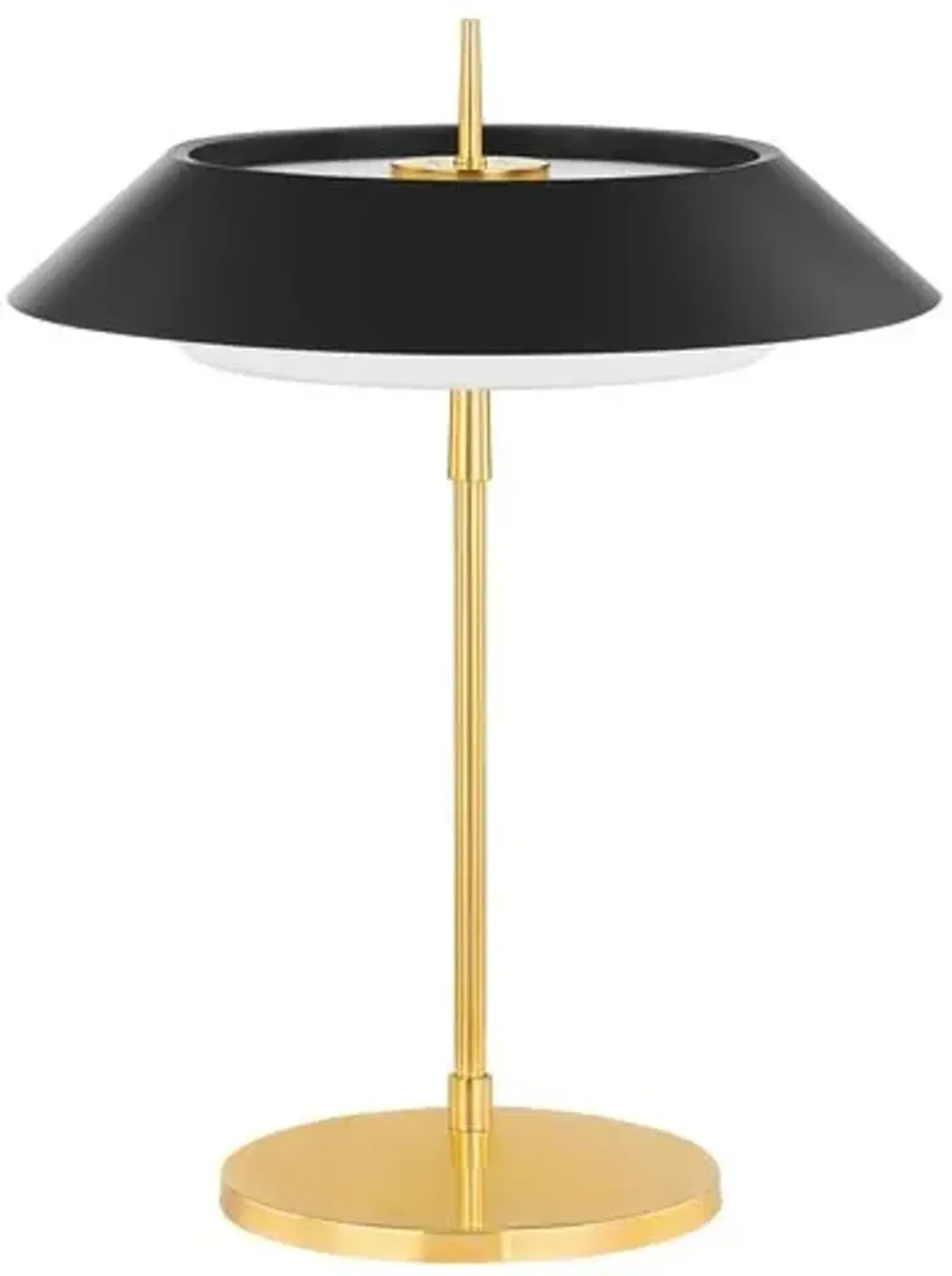 Colsn Table/Desk Lamp - Aged Brass/Soft Black