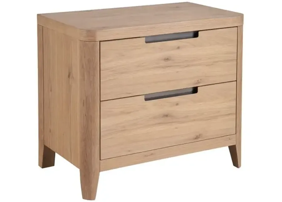 Wrenley 2-Drawer Nightstand - Organic Natural Oak