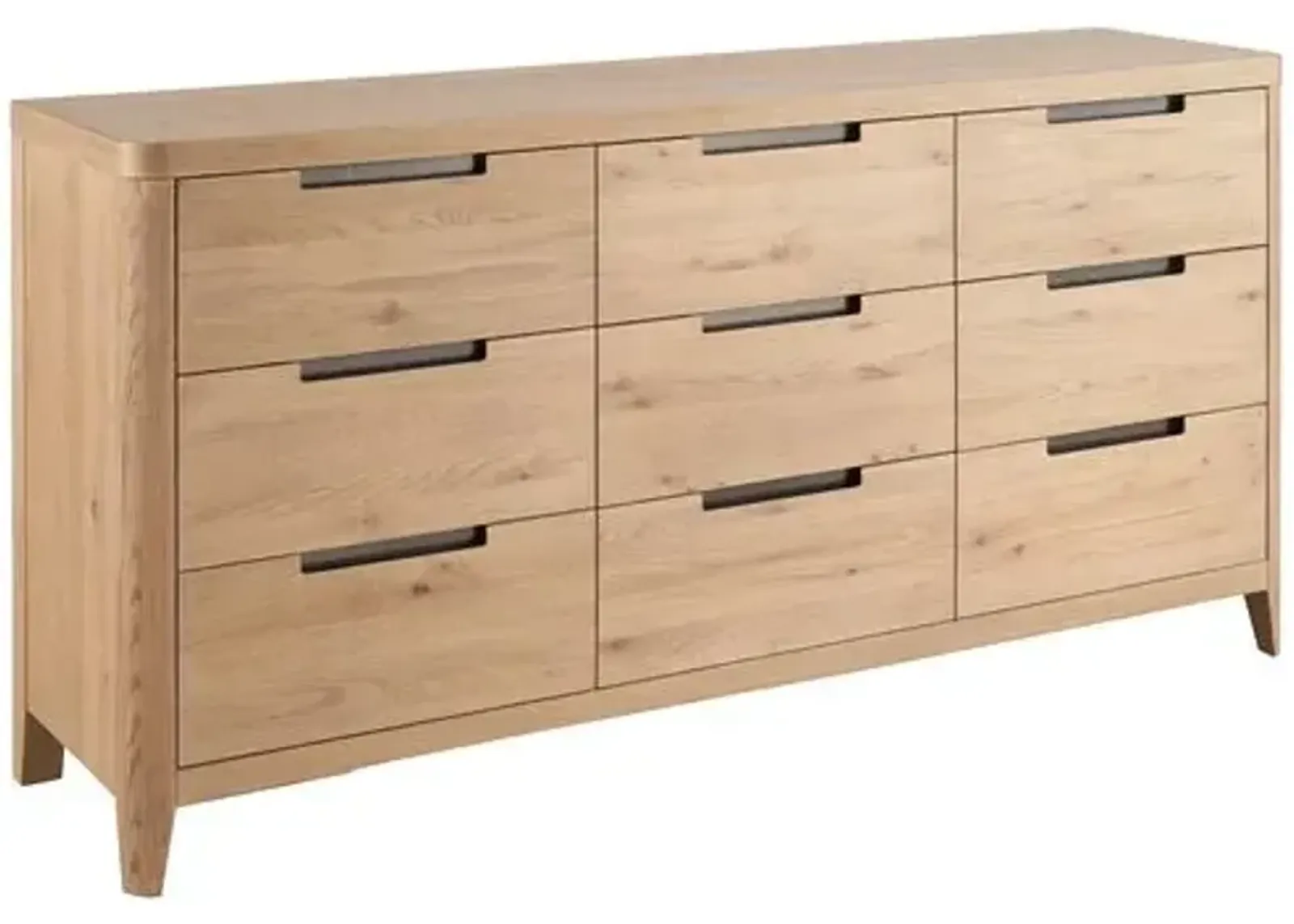 Wrenley 9-Drawer Dresser - Organic Natural Oak - Brown