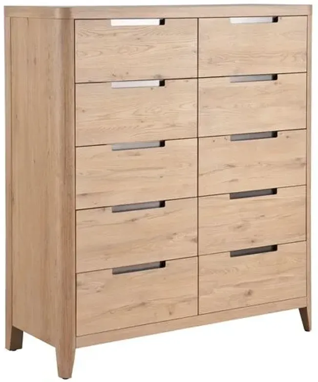 Walker Drawer Chest - Organic Natural Oak - Brown