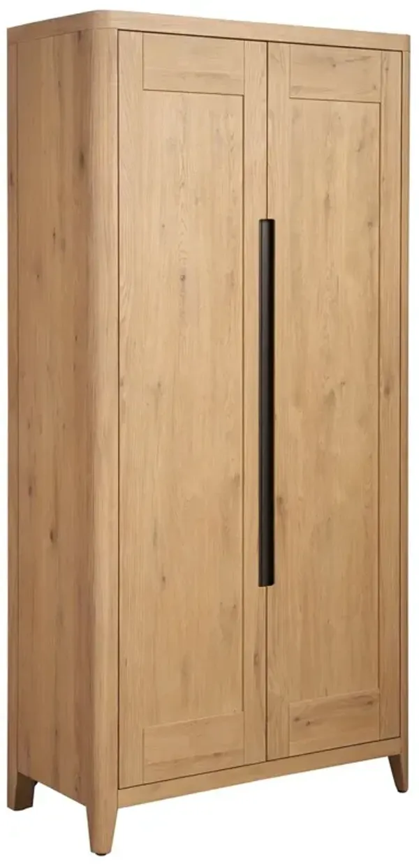 Wrenley Tall Wardrobe, Organic Natural Oak