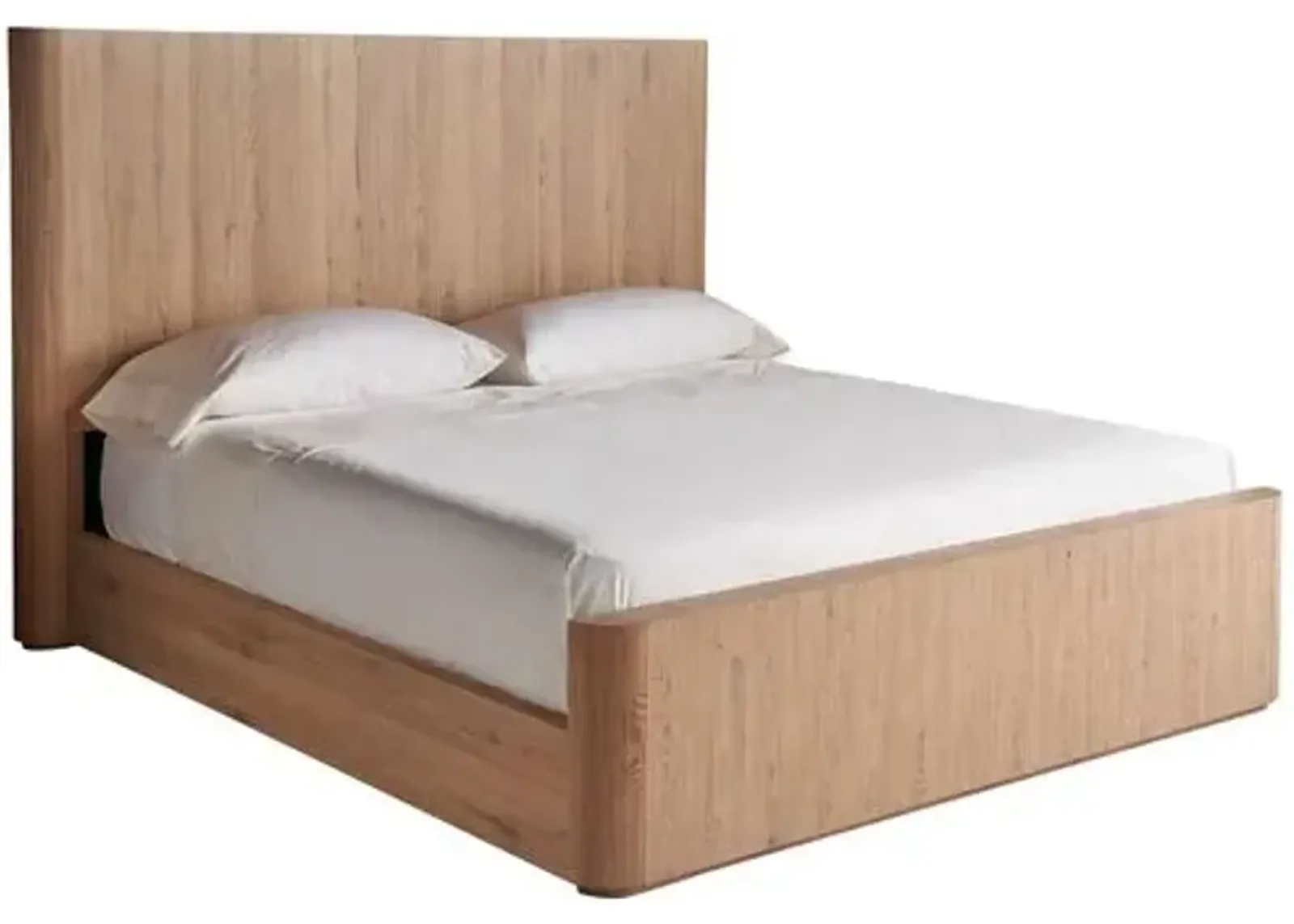 Wrenley Panel Bed - Organic Natural Oak - Brown