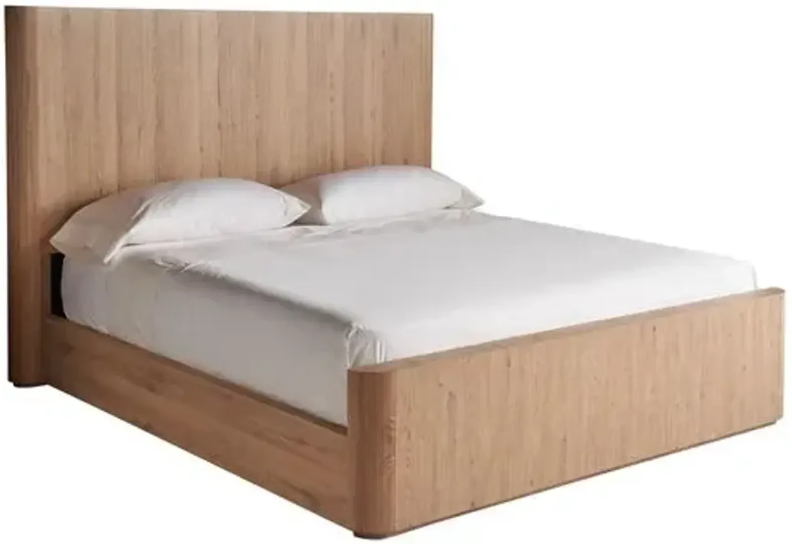 Wrenley Panel Bed - Organic Natural Oak - Brown