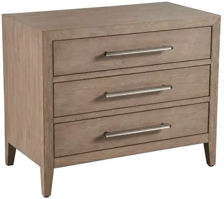 Cove Drawer Nightstand - Gray Oak