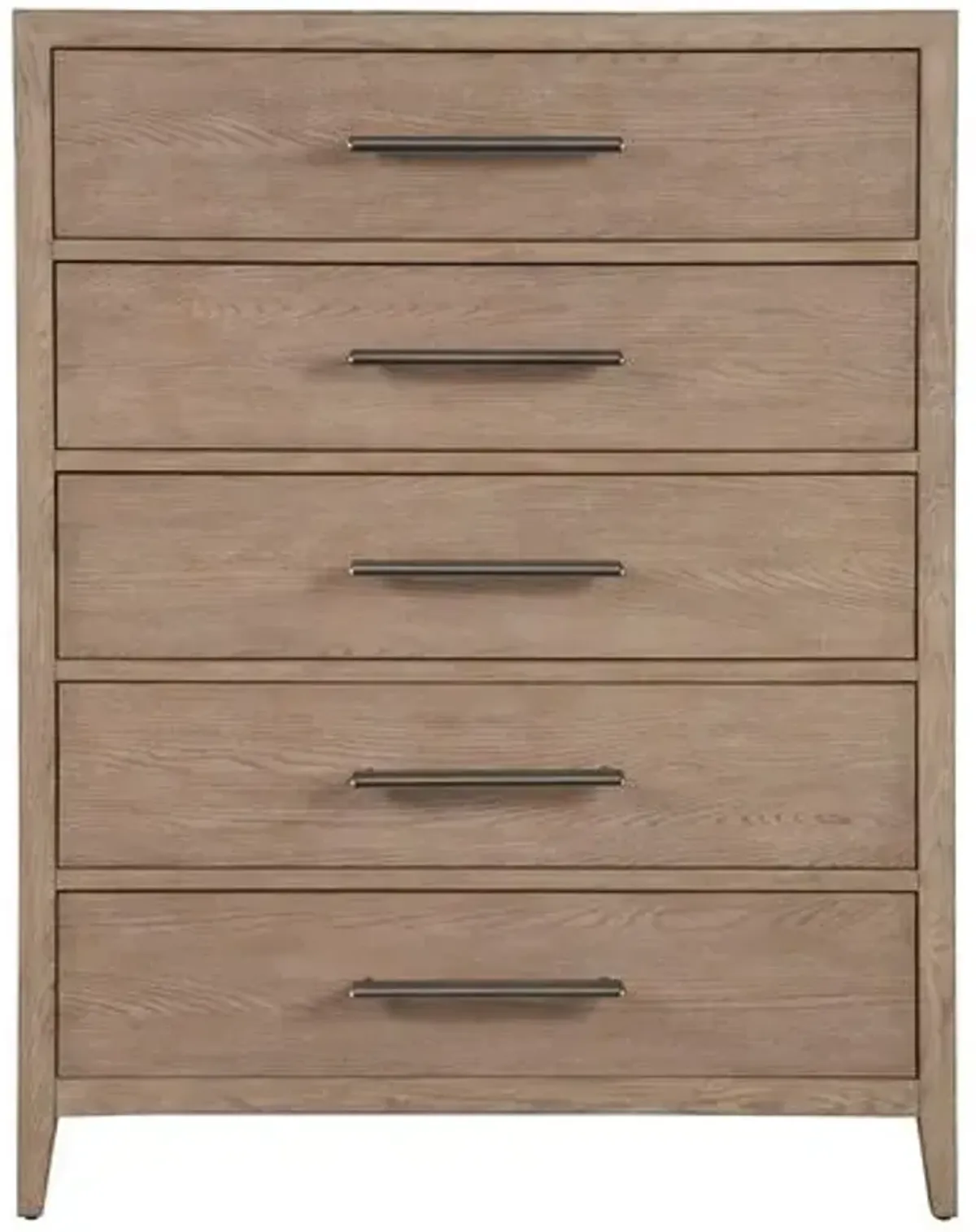 Vivian 5-Drawer Chest - Gray Oak