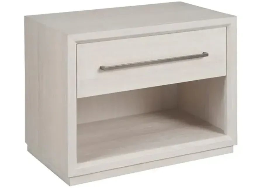 Astrid Drawer Nightstand - White Oak