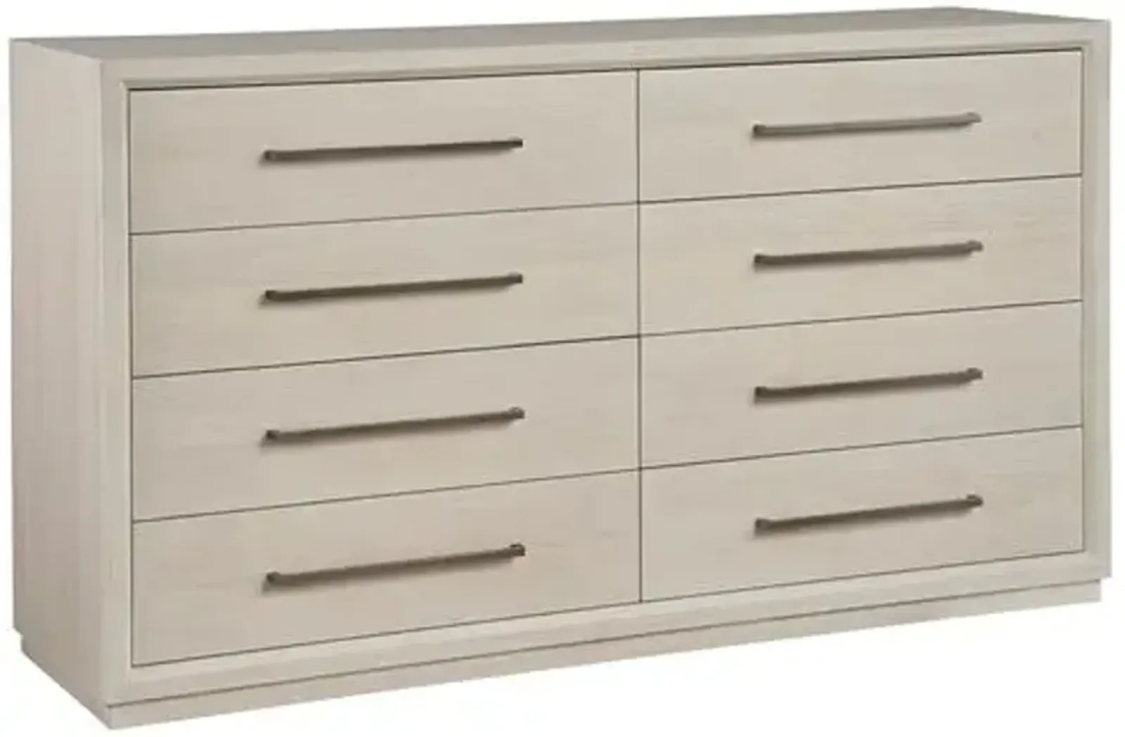 Trixie 6-Drawer Dresser - White Oak - Brown