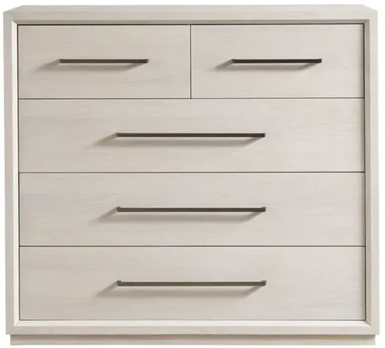 Trixie 5-Drawer Chest - White Oak