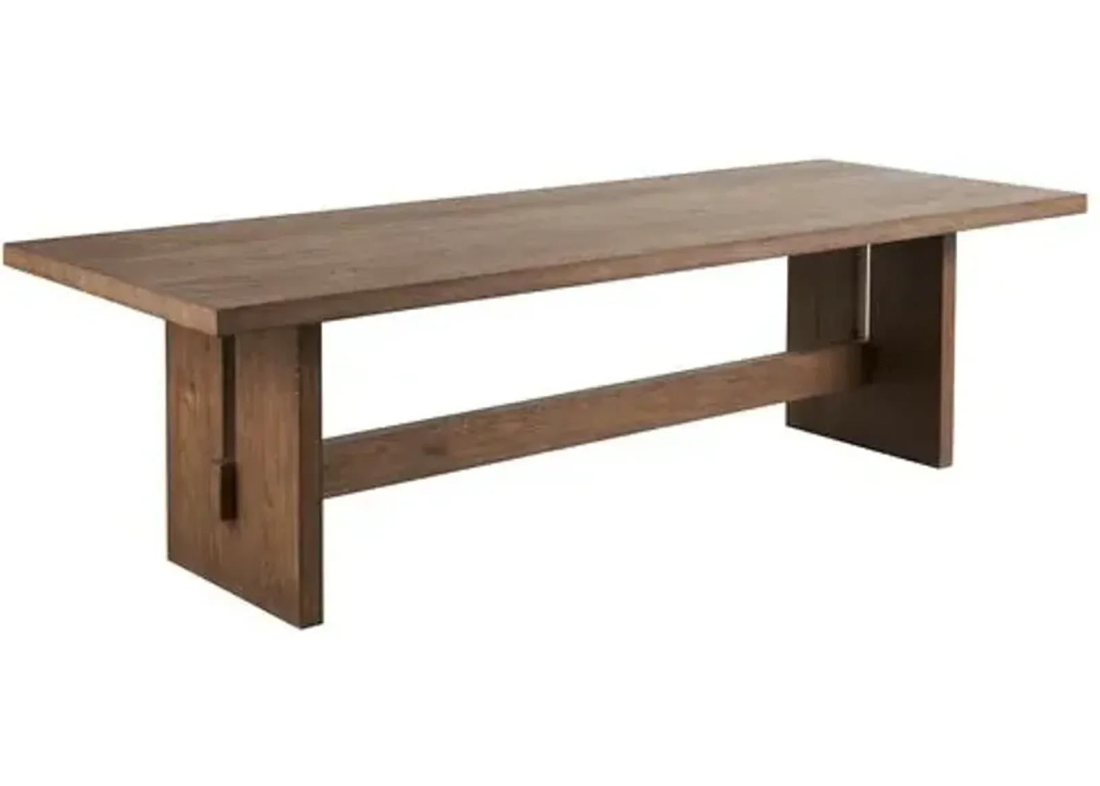 Trissa Rectangular Dining Table - Brown Oak