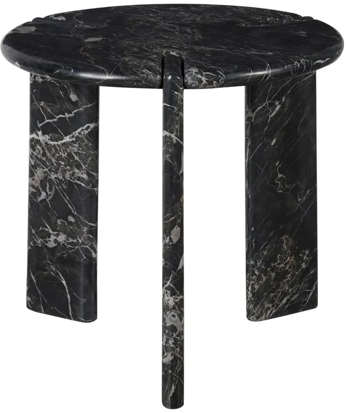 Rivenna End Table, Black Portoro Marble | One Kings Lane