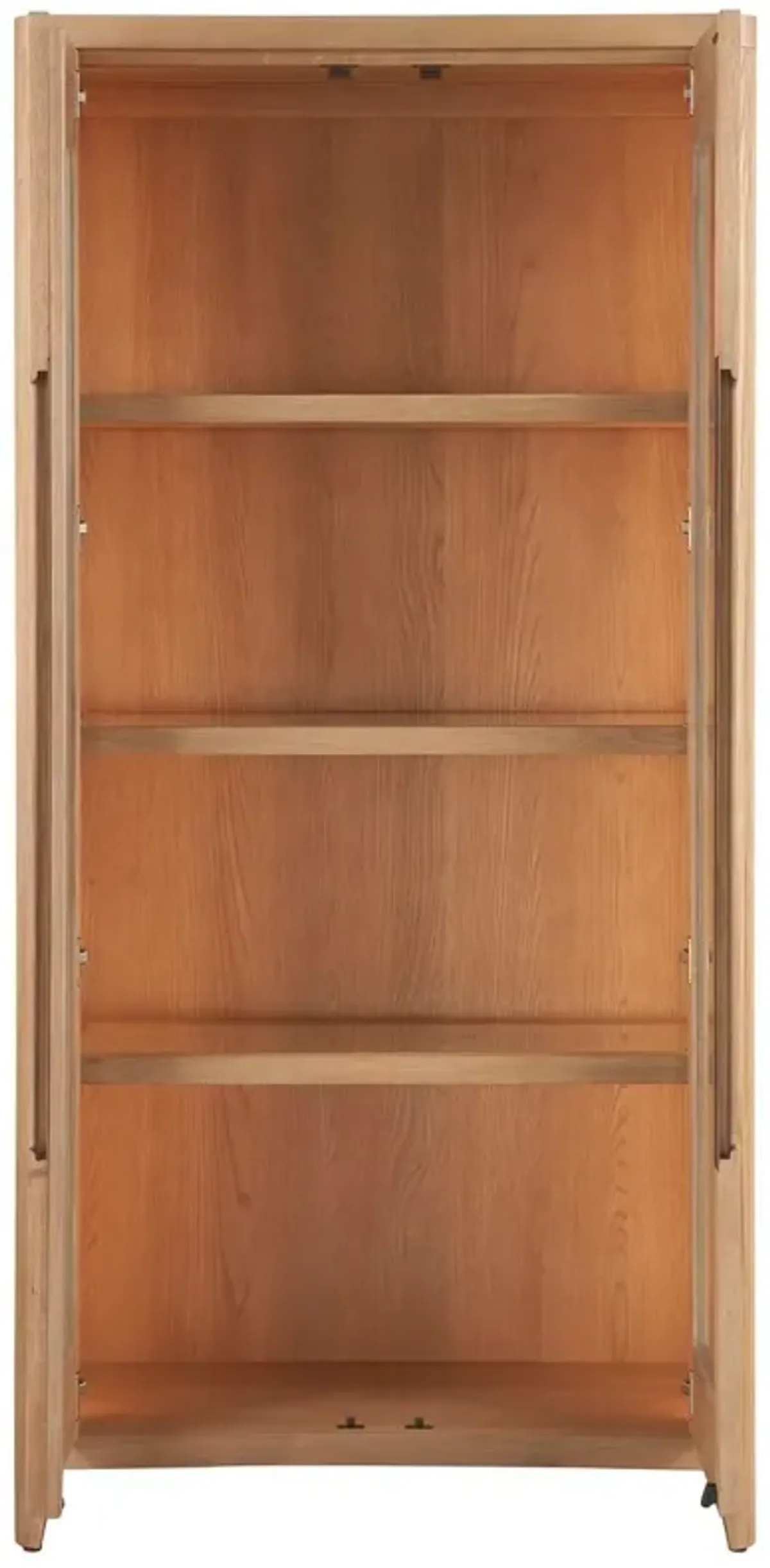 Kyna Tall Display Cabinet - Brown