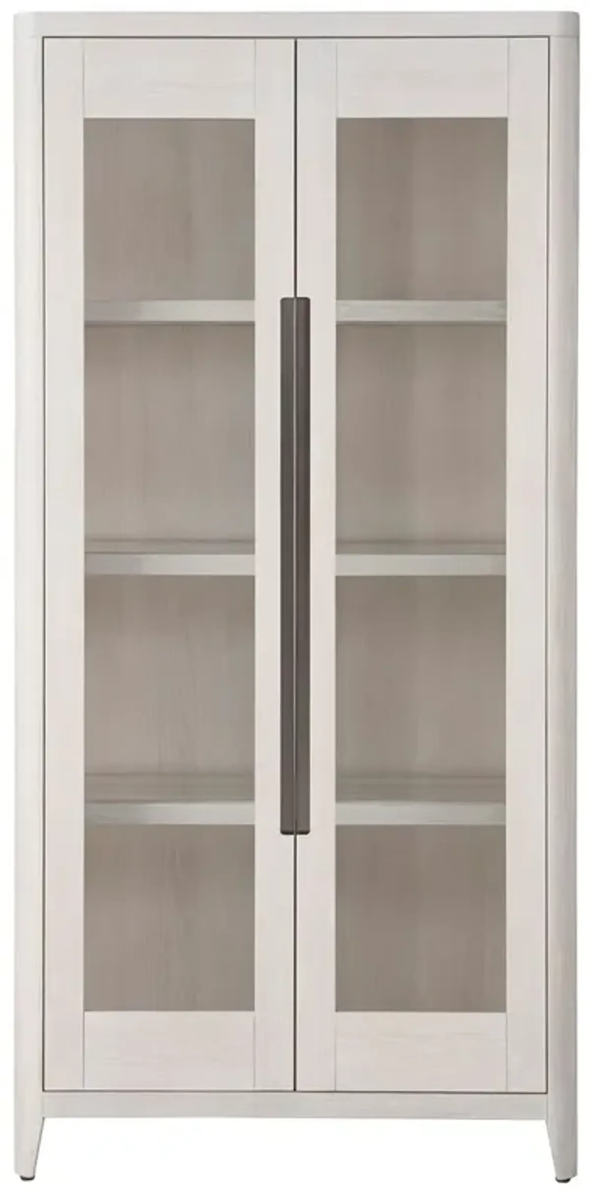 Kyna Tall Display Cabinet - Brown