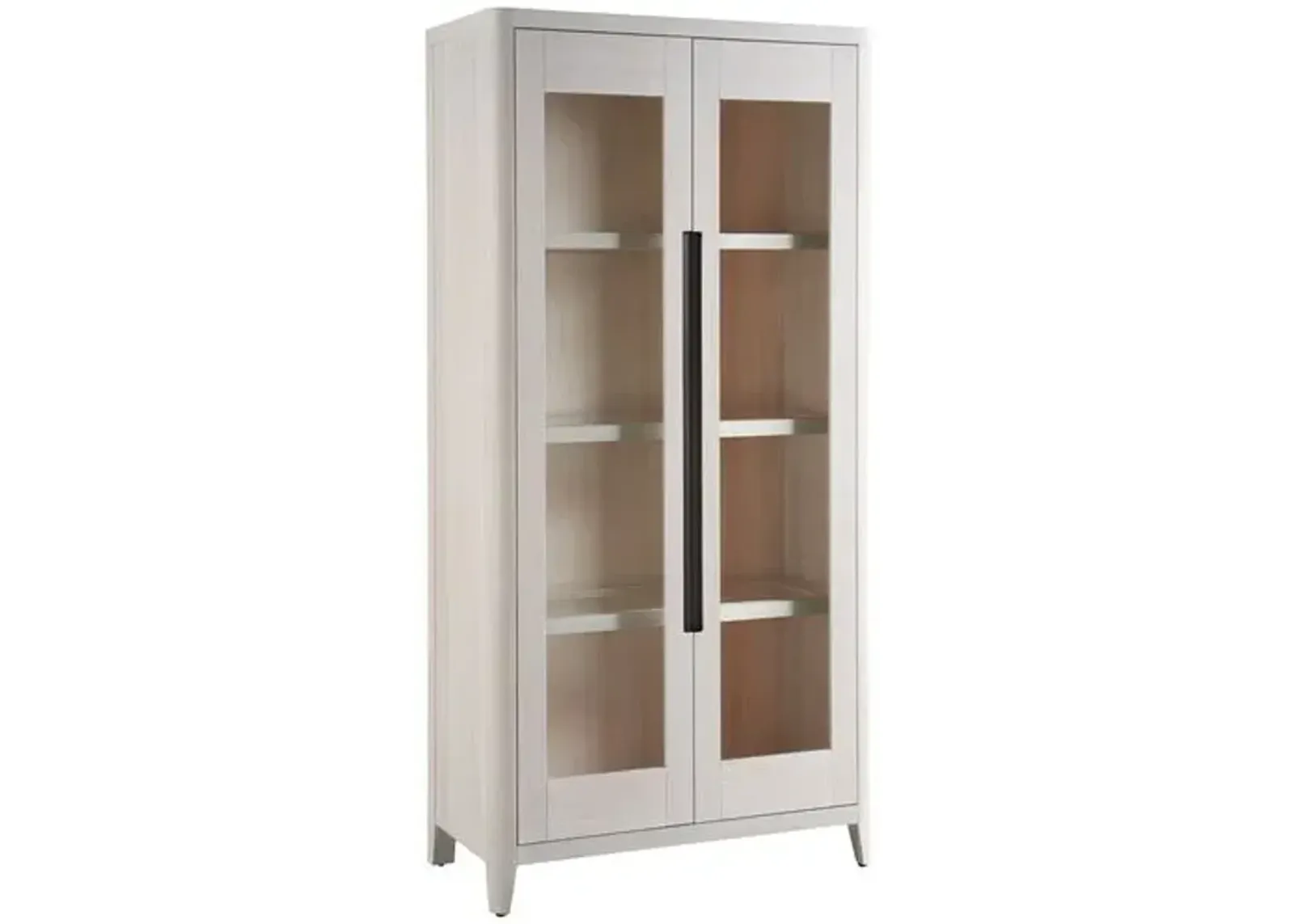 Kyna Tall Display Cabinet - Brown