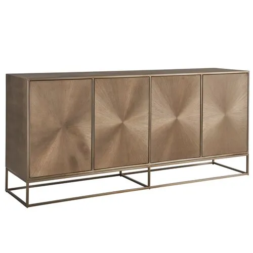 Fusion Credenza - Aged Brass - Gold