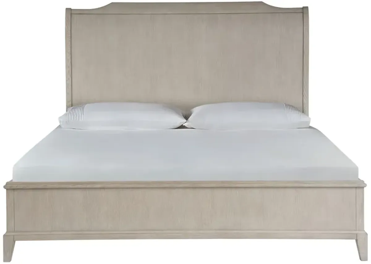 Kyna Panel Sleigh Bed, Rolling Fog