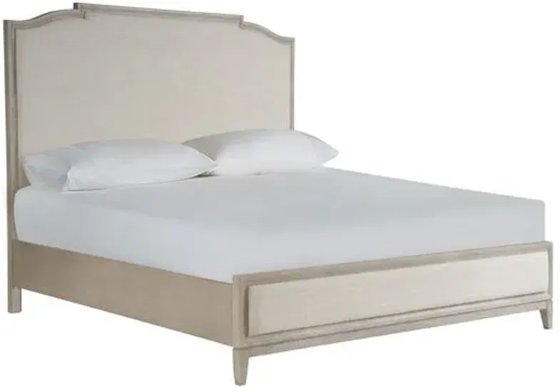 Kyna Panel Bed - Upholstered