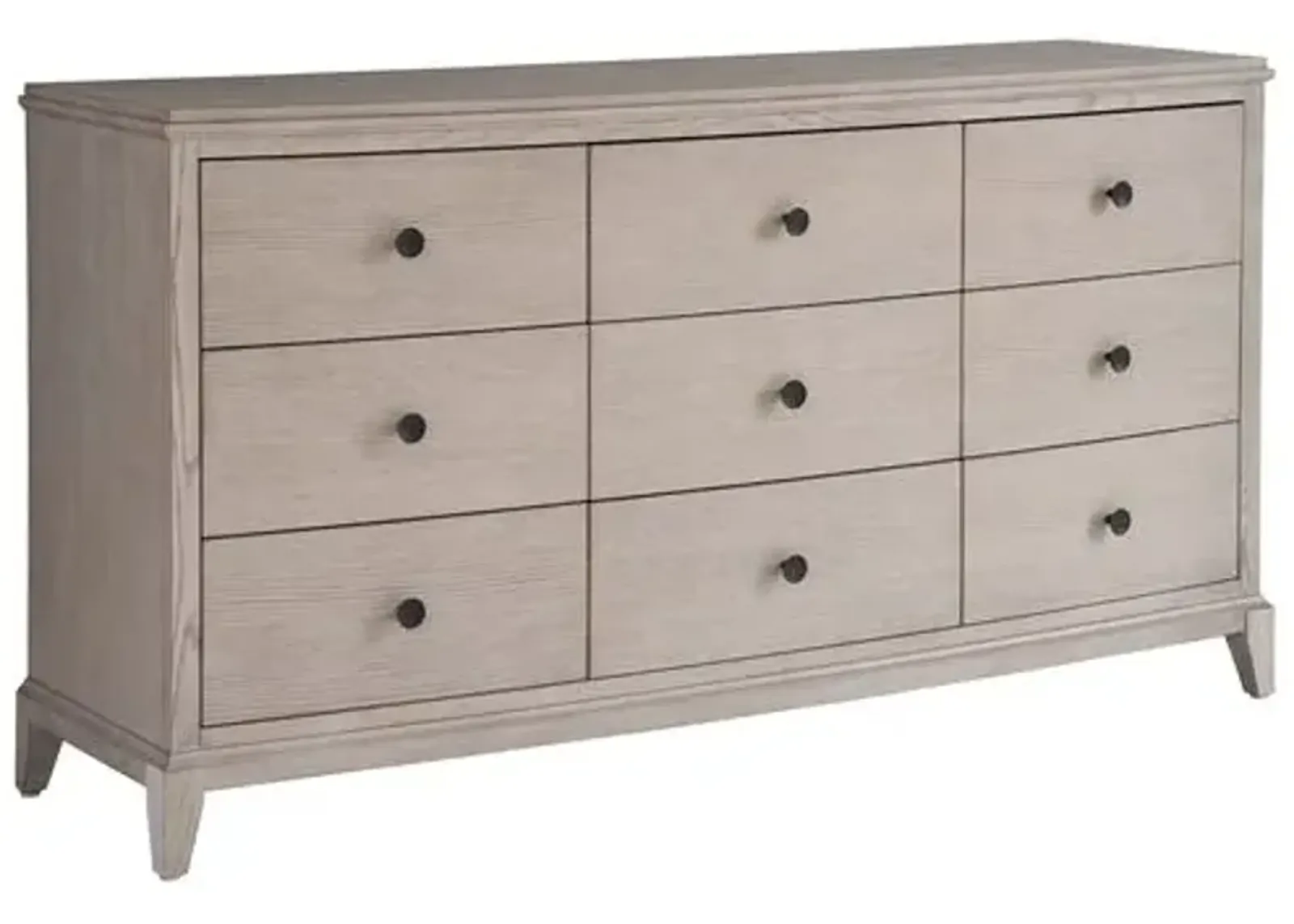 Kyna 9-Drawer Dresser - Rolling Fog - Gray