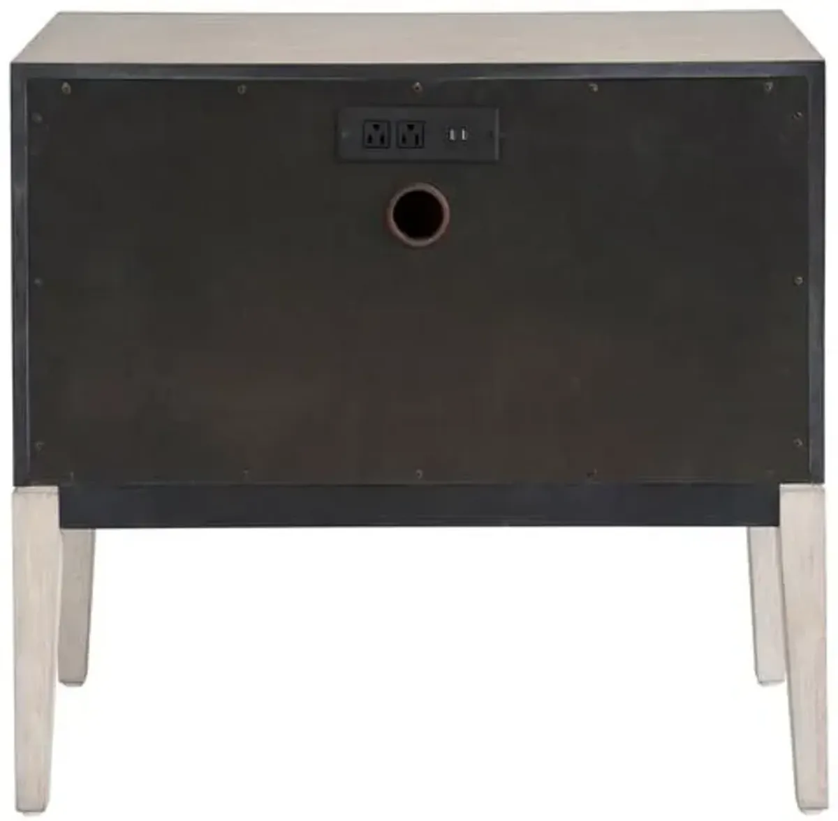 Kieran 2-Drawer Nightstand - Rolling Fog