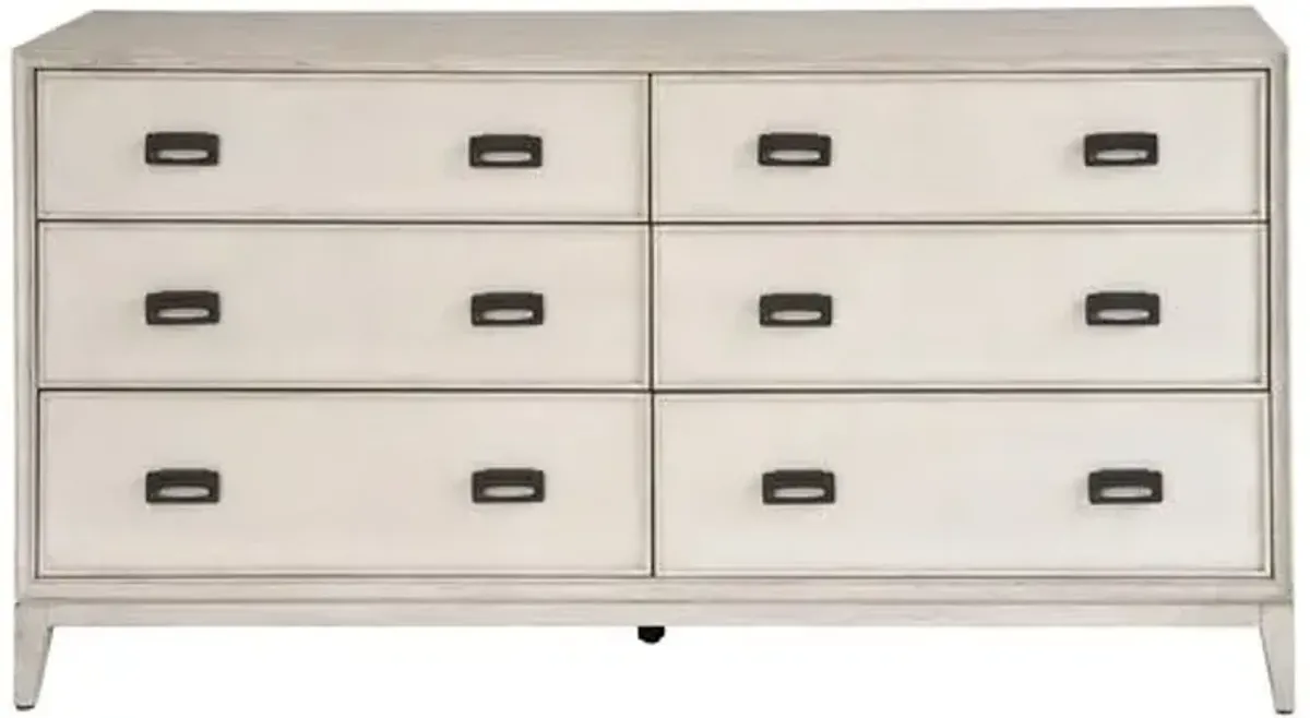 Kieran 6-Drawer Dresser - Rolling Fog