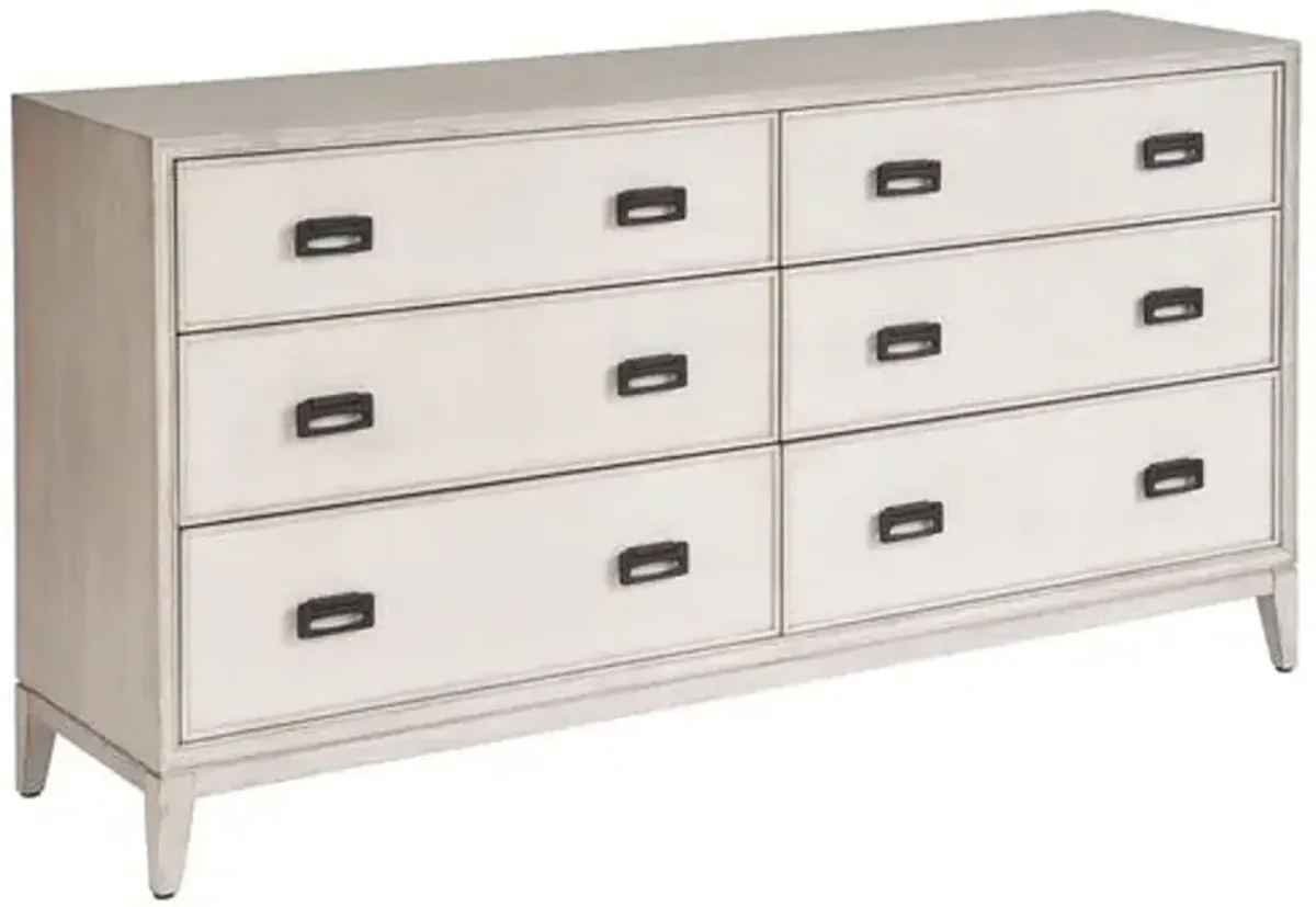 Kieran 6-Drawer Dresser - Rolling Fog