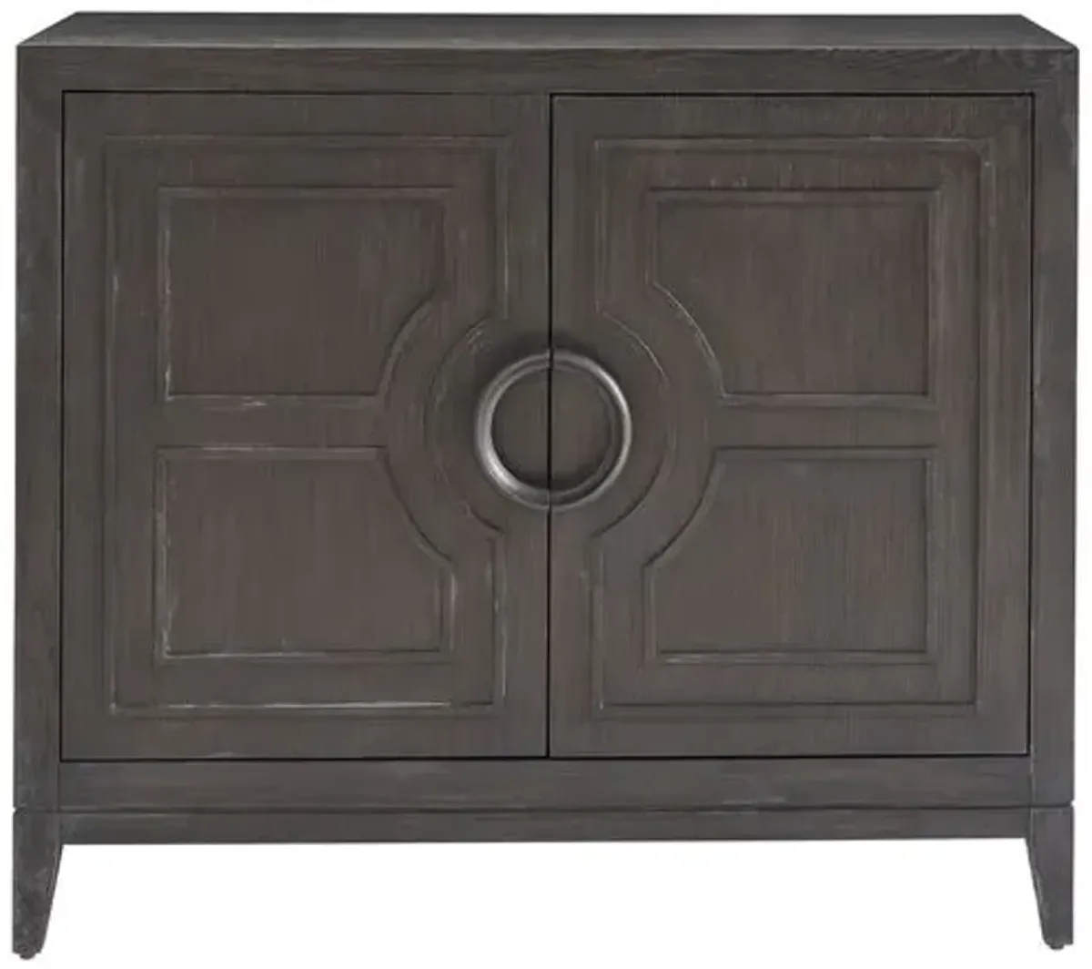 Kyna Two Door Accent Chest - Ravenwood - Black