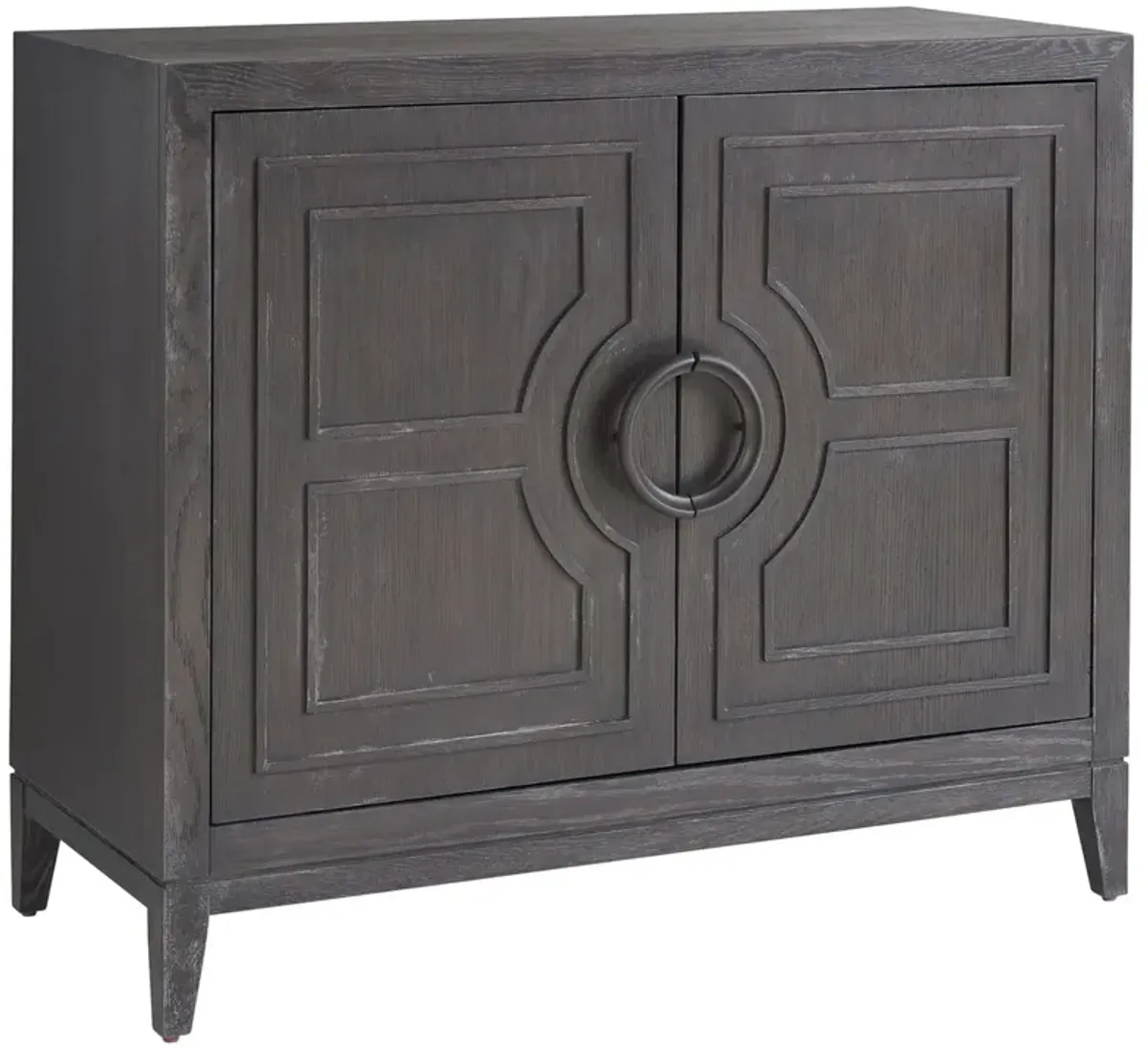 Kyna Two Door Accent Chest - Ravenwood - Black