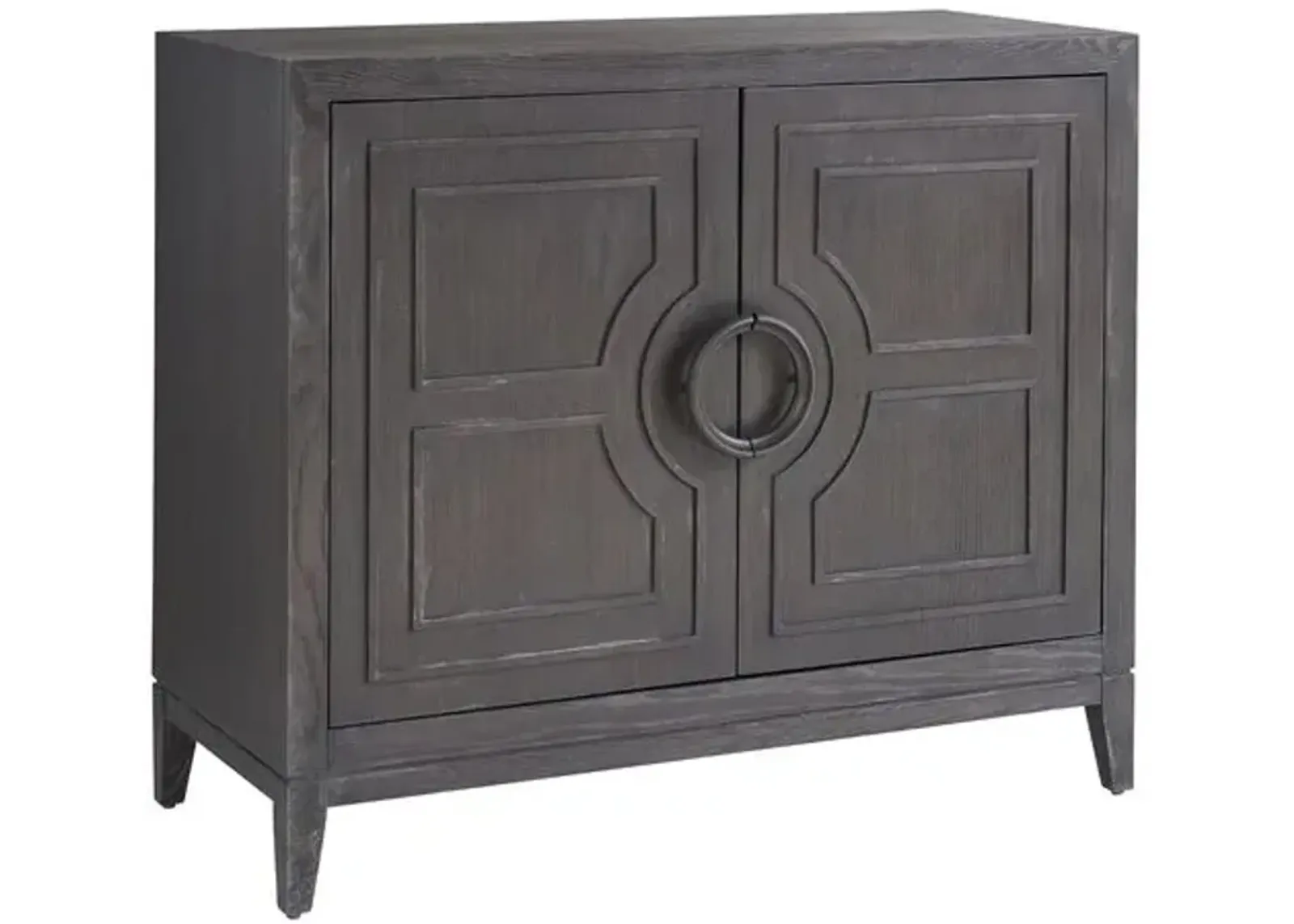 Kyna Two Door Accent Chest - Ravenwood - Black