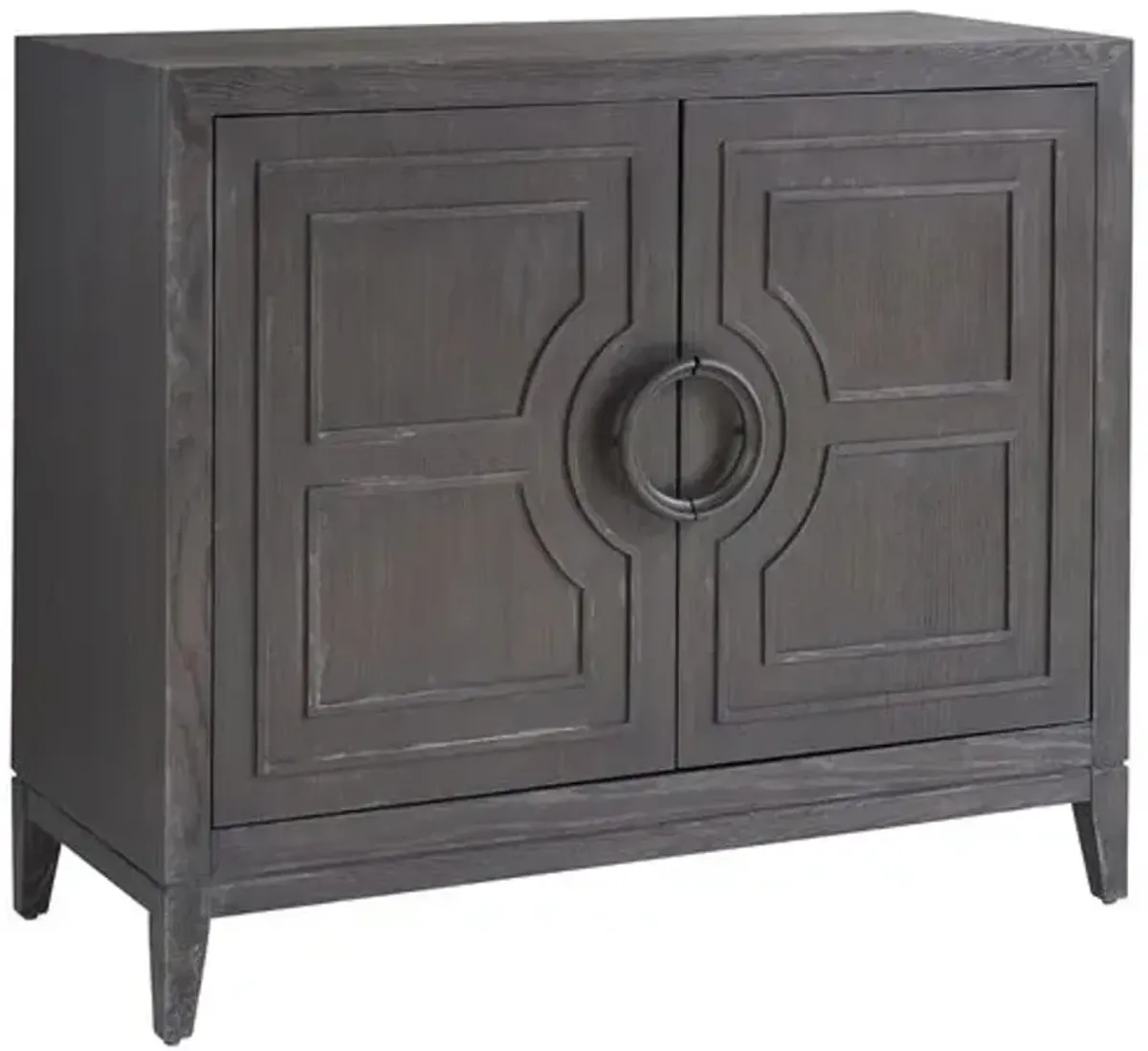 Kyna Two Door Accent Chest - Ravenwood - Black