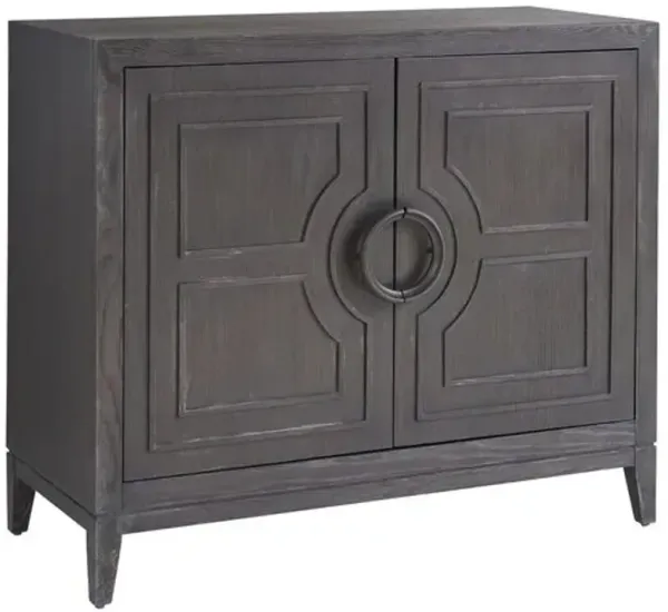 Kyna Two Door Accent Chest - Ravenwood - Black
