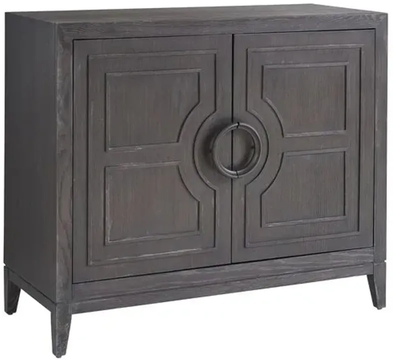 Kenna Two Door Accent Chest - Ravenwood - Black