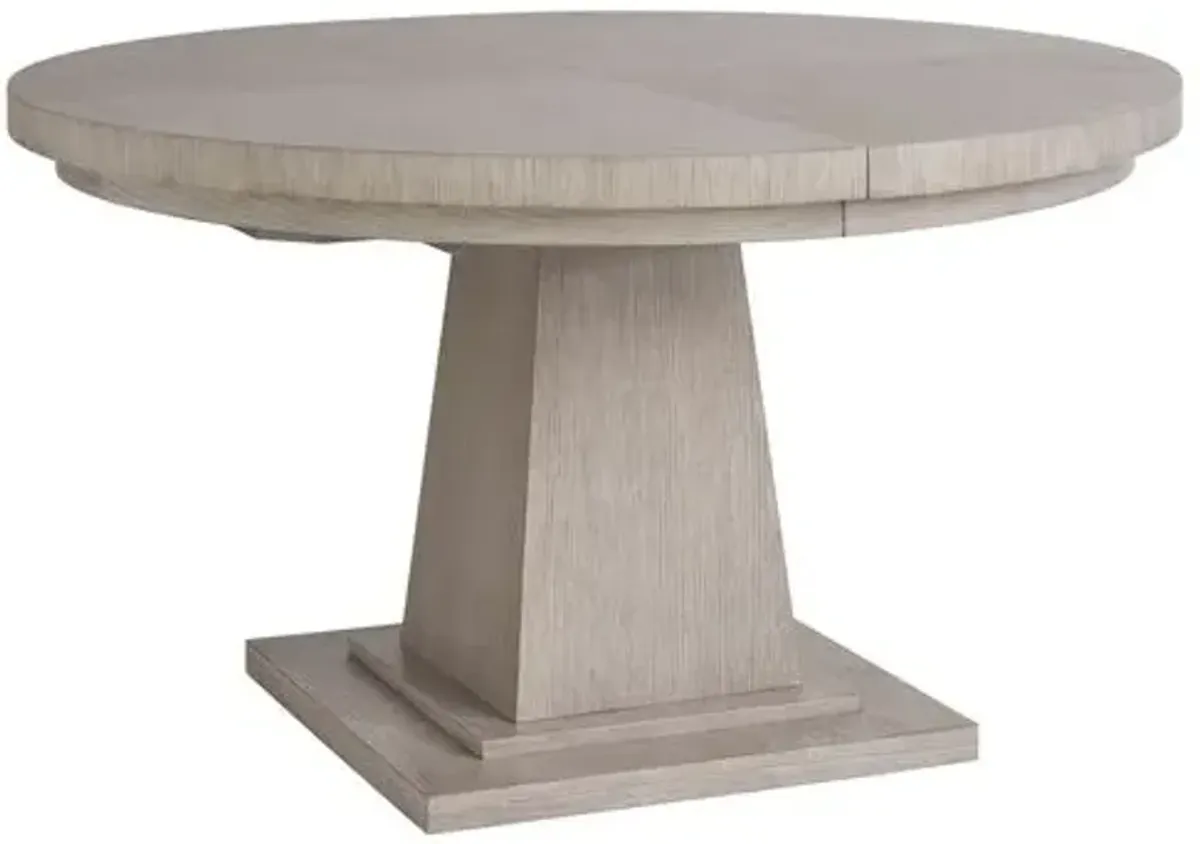 Keenan Round/Oval Extension Dining Table - Rolling Fog