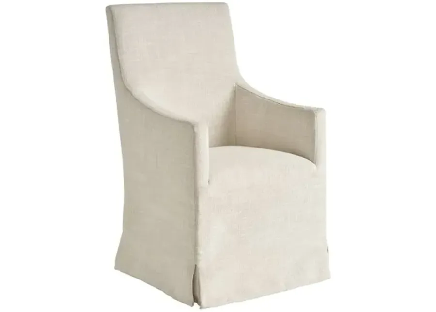 Keenan Slip Cover Dining Chair - Asbury Oyster - Ivory