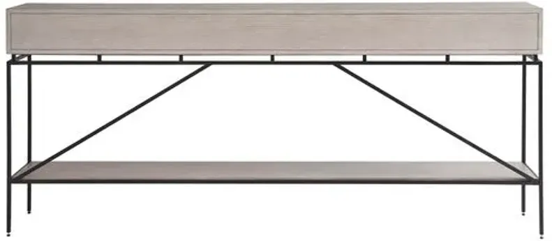 Kadee Long 4-Drawer Console - Rolling Fog