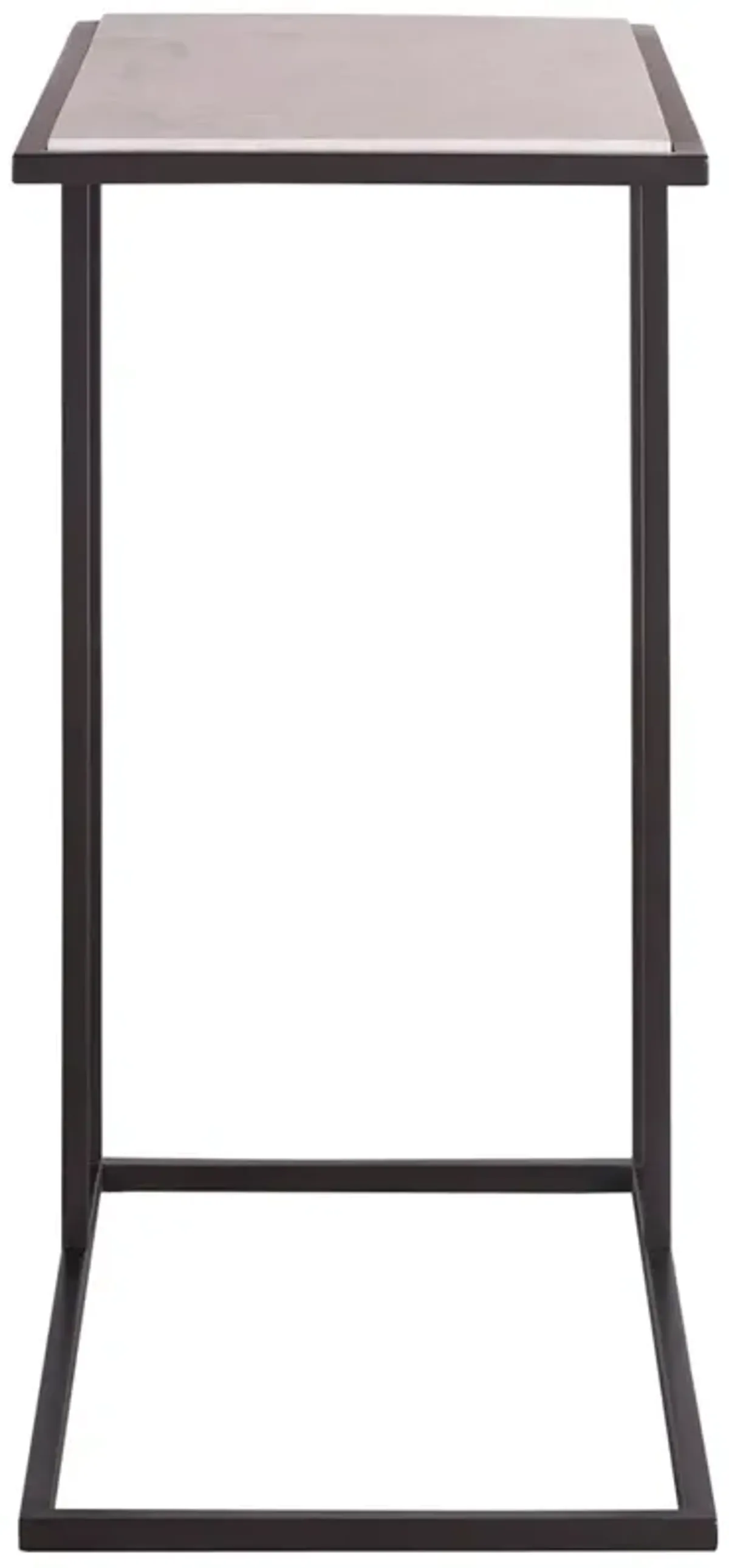 Jemma Stone Stop Drink Table - Soft Matte Black