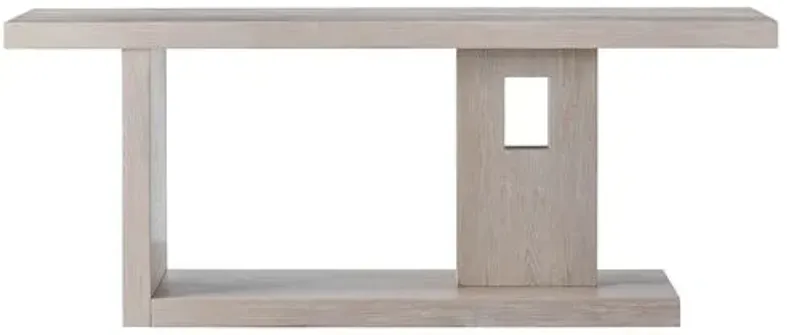 Diana Console Table - White Oak - Gray