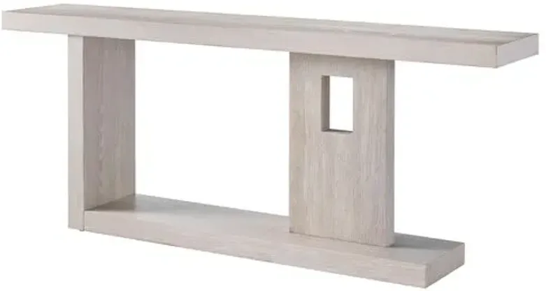 Diana Console Table - White Oak - Gray