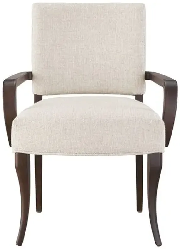 Dahlia Arm Chair Pair - Otter - Brown