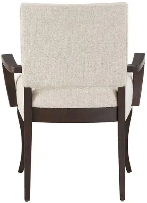 Dahlia Arm Chair Pair - Otter - Brown