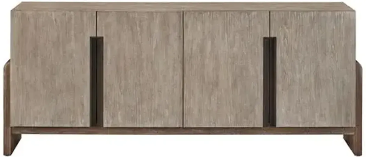 Della Credenza - Weathered Oak - Brown