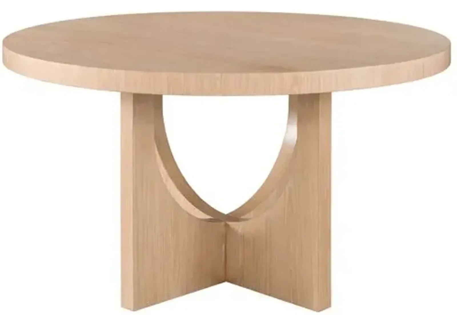 Cassie Round Dining Table - Tech Oak