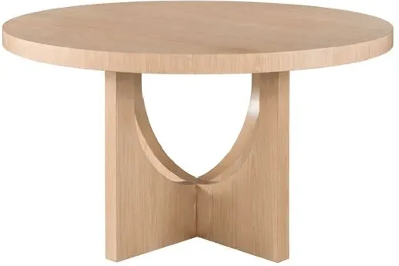 Cassie Round Dining Table - Tech Oak